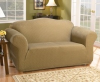 For a smooth, complete look, the Stretch Sullivan slipcovers from Sure Fit hug your furniture like a second skin. Memory stretch fabric and all-around elastic provide a clean, sleek look that goes on easily and stays put. For a smooth, complete look, the Stretch Sullivan slipcovers from Sure Fit hug your furniture like a second skin. Memory stretch fabric and all-around elastic provide a clean, sleek look that goes on easily and stays put.