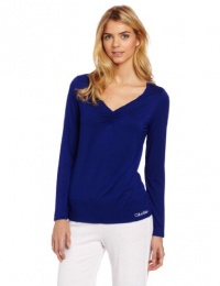 Calvin Klein Women's Modal Long Sleeve Sleep Shirt Calvin Klein Women's Modal Long Sleeve Sleep Shirt