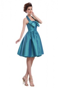 Topwedding Halter A Line Taffeta Mini Homecoming Dress,S8,Aqua Topwedding Halter A Line Taffeta Mini Homecoming Dress,S8,Aqua