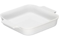 Le Creuset Stoneware 1-1/2-Quart 9-Inch Square Baking Dish, White Le Creuset Stoneware 1-1/2-Quart 9-Inch Square Baking Dish, White