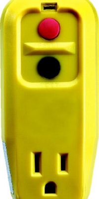 Tower Manufacturing 30339005 15 amp 3-Wire GFCI Outlet Adapter Tower Manufacturing 30339005 15 amp 3-Wire GFCI Outlet Adapter