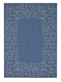Safavieh Courtyard Collection CY5139C Blue and Sand Indoor/ Outdoor Area Rug, 5-Feet 3-Inch by 7-Feet 7-Inch Safavieh Courtyard Collection CY5139C Blue and Sand Indoor/ Outdoor Area Rug, 5-Feet 3-Inch by 7-Feet 7-Inch