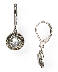 Get lost in this pair of decadent drop earrings from Judith Jack, cast in sterling silver with mesmerizing stones as the eye-catching complement. Get lost in this pair of decadent drop earrings from Judith Jack, cast in sterling silver with mesmerizing stones as the eye-catching complement.