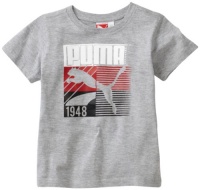 Puma - Kids Boys 8-20 Layer Tee, Grey, Medium