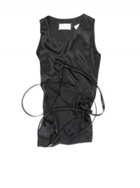 Maison Martin Margiela womens belted silk sleeveless blouse top Maison Martin Margiela womens belted silk sleeveless blouse top