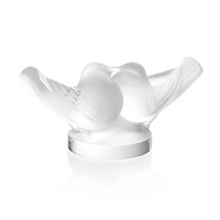 The universal symbol of love, loyalty and peace, the Lovebirds figure makes a memorable engagement or wedding gift. The universal symbol of love, loyalty and peace, the Lovebirds figure makes a memorable engagement or wedding gift.
