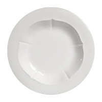 The gorgeously sculptural Evol china rim soup bowl makes a stunning setting for culinary creativity. The gorgeously sculptural Evol china rim soup bowl makes a stunning setting for culinary creativity.