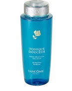 Alcohol-Free Freshener. Soothing and cooling, this alcohol-free, pH balanced freshener gently tones and refines skin without depleting the natural oils of normal/combination skin. Formulated with skin-softening distilled flower water, this refreshing formula gives skin a cool, hydrating lift. Leaves skin perfectly clean, soft and supple. Dermatologist-tested for safety. 