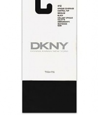 DKNY Opaque Control Top Tights, Medium, Navy DKNY Opaque Control Top Tights, Medium, Navy