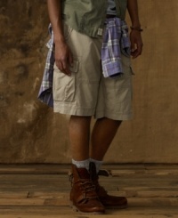 Heavily washed for the look and feel of a broken-in favorite, the tried-and-true chino staple proves once and for all that a little bit of ruggedness is a good thing. Heavily washed for the look and feel of a broken-in favorite, the tried-and-true chino staple proves once and for all that a little bit of ruggedness is a good thing.