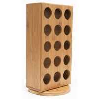 Lipper International Bamboo 30-Pod Coffee Revolving Organizer Lipper International Bamboo 30-Pod Coffee Revolving Organizer