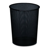 Rolodex 22351 Mesh round wastebasket, 11-1/2 diameter x 14-1/4h, black Rolodex 22351 Mesh round wastebasket, 11-1/2 diameter x 14-1/4h, black