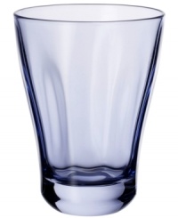 Designed for every day, any occasion, the Farmhouse Touch highball glass features a classic Villeroy & Boch design with a fluted feel and tapered silhouette in cool blue crystal. Designed for every day, any occasion, the Farmhouse Touch highball glass features a classic Villeroy & Boch design with a fluted feel and tapered silhouette in cool blue crystal.