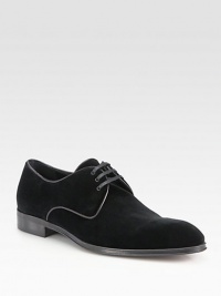 Suede slip-on penny loafer with a comfortable rubber sole for long-lasting support.Suede upperLeather liningPadded insoleRubber soleMade in ItalyThis style runs true to size. We recommend ordering your usual size for a standard fit. Suede slip-on penny loafer with a comfortable rubber sole for long-lasting support.Suede upperLeather liningPadded insoleRubber soleMade in ItalyThis style runs true to size. We recommend ordering your usual size for a standard fit.
