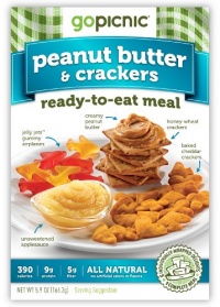 GoPicnic Peanut Butter & Crackers, 5.9 Ounce (Pack of 6) GoPicnic Peanut Butter & Crackers, 5.9 Ounce (Pack of 6)