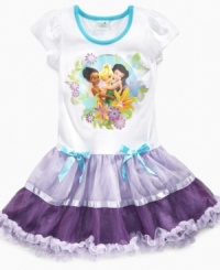 All it takes is a little pixie dust. She'll be transported into a magical land in this darling tutu dress from Disney. (Clearance) All it takes is a little pixie dust. She'll be transported into a magical land in this darling tutu dress from Disney. (Clearance)