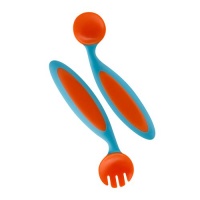 Boon Benders Adaptable Utensils, Blue Raspberry/Tangerine Boon Benders Adaptable Utensils, Blue Raspberry/Tangerine