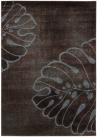 Nourison Expressions Rug, Brown/Blue, 5' 3 x 7' 5 Nourison Expressions Rug, Brown/Blue, 5' 3 x 7' 5