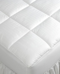 Reign supreme. Ultimately luxurious with ample loft, the Supreme mattress pad from Charter Club offers an indulgent night's rest. Featuring soft, hypoallergenic fiberfill within a 400-thread count pure cotton cover.