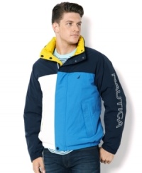 Keep warm, look cool. This reversible jacket from Nautica is a versatile addition to your winter wardrobe. Keep warm, look cool. This reversible jacket from Nautica is a versatile addition to your winter wardrobe.