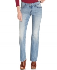These 529 curvy-fit bootcut jeans from Levi's feature a hip-hugging fit that flatters and a stretch fabric blend you'll love! These 529 curvy-fit bootcut jeans from Levi's feature a hip-hugging fit that flatters and a stretch fabric blend you'll love!
