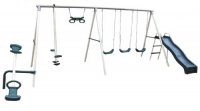 Flexible Flyer Fun Fantastic Swing Set with Plays Flexible Flyer Fun Fantastic Swing Set with Plays