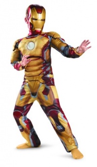 Marvel Iron Man 3 Mark 42 Boys Classic Muscle Costume, 7-8 Marvel Iron Man 3 Mark 42 Boys Classic Muscle Costume, 7-8