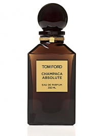 This Floral Oriental composition is Tom Ford's homage to the eternal, seductive power of Champaca. The multi-layered fragrance starts with opening notes of Tokajii Wine and Cognac to reveal the sensuous heart of Champaca Absolute and the final warm notes of Vanilla Bean, Amber and Sandalwood. A sensory showstopper, it could only have come from Tom Ford. This Floral Oriental composition is Tom Ford's homage to the eternal, seductive power of Champaca. The multi-layered fragrance starts with opening notes of Tokajii Wine and Cognac to reveal the sensuous heart of Champaca Absolute and the final warm notes of Vanilla Bean, Amber and Sandalwood. A sensory showstopper, it could only have come from Tom Ford.