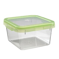 OXO Good Grips LockTop Containers make storing your food as easy as pie. Inner locking tabs and a silicone ring create leak proof, airtight lids that snap on easily. Durable, BPA-free Tritan bodies resist warping and staining, and are crystal clear to reveal contents inside. Containers stack neatly without toppling, to optimize space in the refrigerator or freezer. OXO Good Grips LockTop Containers make storing your food as easy as pie. Inner locking tabs and a silicone ring create leak proof, airtight lids that snap on easily. Durable, BPA-free Tritan bodies resist warping and staining, and are crystal clear to reveal contents inside. Containers stack neatly without toppling, to optimize space in the refrigerator or freezer.