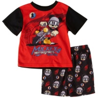 Disney Mickey Mouse Motor Sports Red Toddler Shorts Pajamas Disney Mickey Mouse Motor Sports Red Toddler Shorts Pajamas