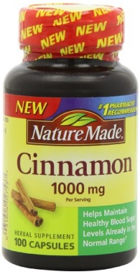 Nature Made Cinnamon Capsules 1000 Mg, 100 Count Nature Made Cinnamon Capsules 1000 Mg, 100 Count