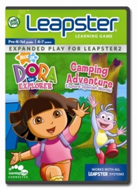 LeapFrog Leapster Learning Game Dora's Camping Adventure