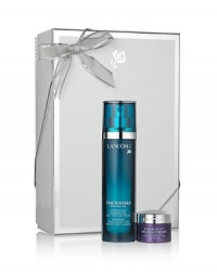 Discover Lancôme's award-winning skincare collection to visibly improve the appearance of wrinkles*, pores* and uneven texture in just four weeks.*Clinical studyGift set includes Visionnaire [LR 2412 4%] 1 fl. oz. and Rénergie Lift Multi-Action Eye 0.2 oz.
