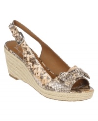 Thank your lucky stars: here's your can't-live-without summer sandal! The Camino wedges by Franco Sarto are irresistible with their sexy slingback and espadrille wedge that's comfortable enough for all-day wear. Thank your lucky stars: here's your can't-live-without summer sandal! The Camino wedges by Franco Sarto are irresistible with their sexy slingback and espadrille wedge that's comfortable enough for all-day wear.