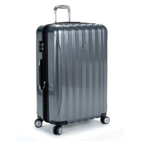 Delsey Helium Aero 29 Inch Expandable Spinner Trolley, Platinum, One Size Delsey Helium Aero 29 Inch Expandable Spinner Trolley, Platinum, One Size