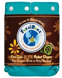 One Size Elite Fuzzi Bunz Cloth Diaper (spearmint) One Size Elite Fuzzi Bunz Cloth Diaper (spearmint)