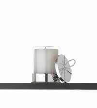 Wedgwood VERA WANG METAL GIFTWARE LOVE KNOTS: COVERED CANDLE ON BASE Wedgwood VERA WANG METAL GIFTWARE LOVE KNOTS: COVERED CANDLE ON BASE