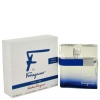 F Free Time by Salvatore Ferragamo - Gift Set -- 3.4 oz Eau De Toilette Spray + Toiletry Bag F Free