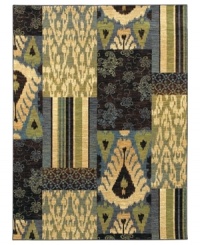 Colonial-inspired patternwork is given a sleek, modern update in the Phoenicia blue area rug. Crafted of EverTouch® nylon that is meticulously dyed for brilliant color recognition. Colonial-inspired patternwork is given a sleek, modern update in the Phoenicia blue area rug. Crafted of EverTouch® nylon that is meticulously dyed for brilliant color recognition.