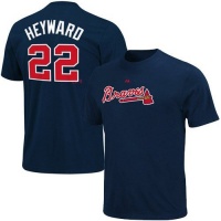 Jason Heyward Navy Majestic Name And Number Atlanta Braves Youth T-Shirt Jason Heyward Navy Majestic Name And Number Atlanta Braves Youth T-Shirt
