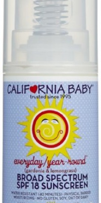 California Baby SPF 18 Everyday/Year-Round, 4.5Ounce California Baby SPF 18 Everyday/Year-Round, 4.5Ounce