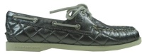 Sperry Top-Sider Women's A/O Quilted Pewter Boat Shoe Choose Size: 8.5 (Euro 39) Sperry Top-Sider Women's A/O Quilted Pewter Boat Shoe Choose Size: 8.5 (Euro 39)
