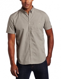 Calvin Klein Sportswear Men's Utilitarian Short Sleeve Mini Check Poplin Woven Calvin Klein Sportswear Men's Utilitarian Short Sleeve Mini Check Poplin Woven