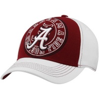 NCAA Alabama Crimson Tide Men's Mixer 1 Fit Cap (White, One Size) NCAA Alabama Crimson Tide Men's Mixer 1 Fit Cap (White, One Size)