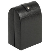Wolf Designs 281002 Heritage Black Folding Travel Case Jewelry-Box