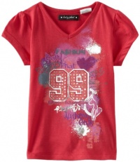 Baby Phat - Kids Girls 2-6X Print Tee with Foil Spray, Pink, 3T Baby Phat - Kids Girls 2-6X Print Tee with Foil Spray, Pink, 3T