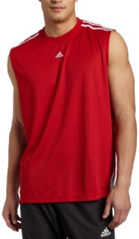 adidas Men's 3-Stripes Sleeveless Tank Top adidas Men's 3-Stripes Sleeveless Tank Top