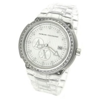 Armani Exchange Silver-Tone Dial Women's Watch #AX5056 Armani Exchange Silver-Tone Dial Women's Watch #AX5056