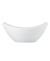 Feature modern elegance on your menu with the Classic Fjord serving bowl from Dansk dinnerware. Dishes in this set have glossy white porcelain with a fluid, sloping edge for a look that's totally fresh.
