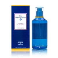 ACQUA DI PARMA BLUE MEDITERRANEO by Acqua Di Parma for MEN: MIRTO DI PANAREA EDT SPRAY 4 OZ ACQUA DI PARMA BLUE MEDITERRANEO by Acqua Di Parma for MEN: MIRTO DI PANAREA EDT SPRAY 4 OZ